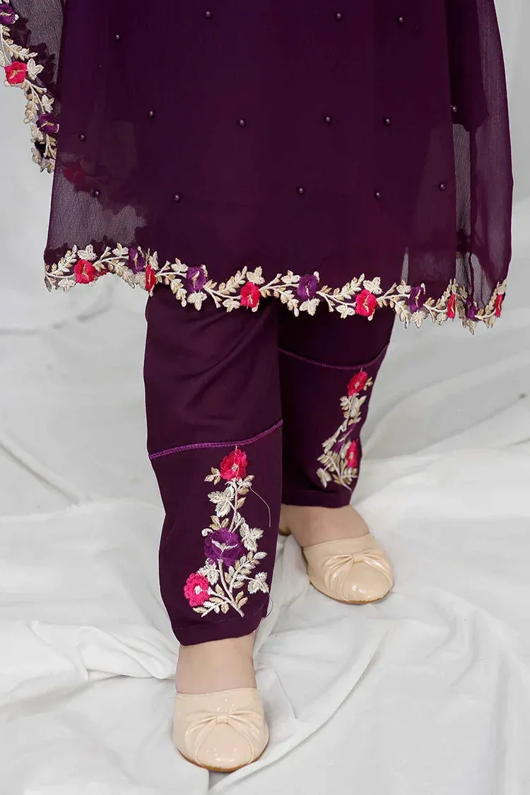 Modest - Pearl Cape Shirt Kids - Purple