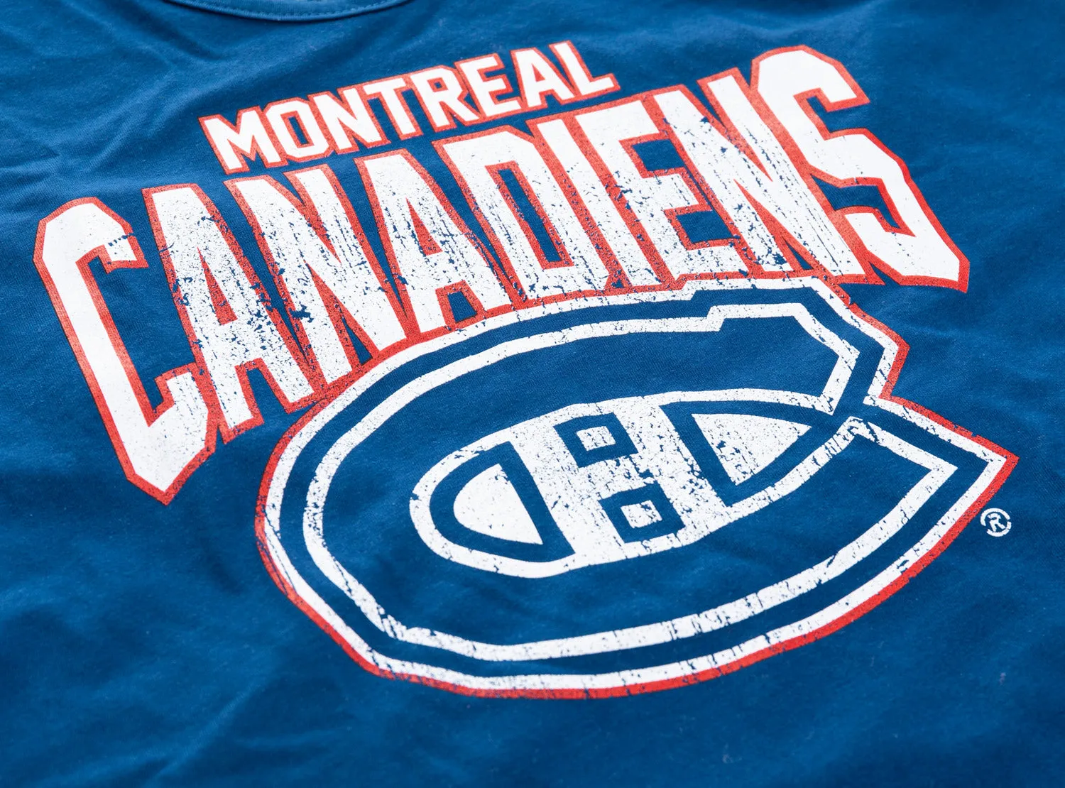 Montreal Canadiens Ladies "Distressed" Lace Flowy Tank Top