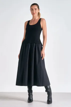 Multi Texture Maxi Dress