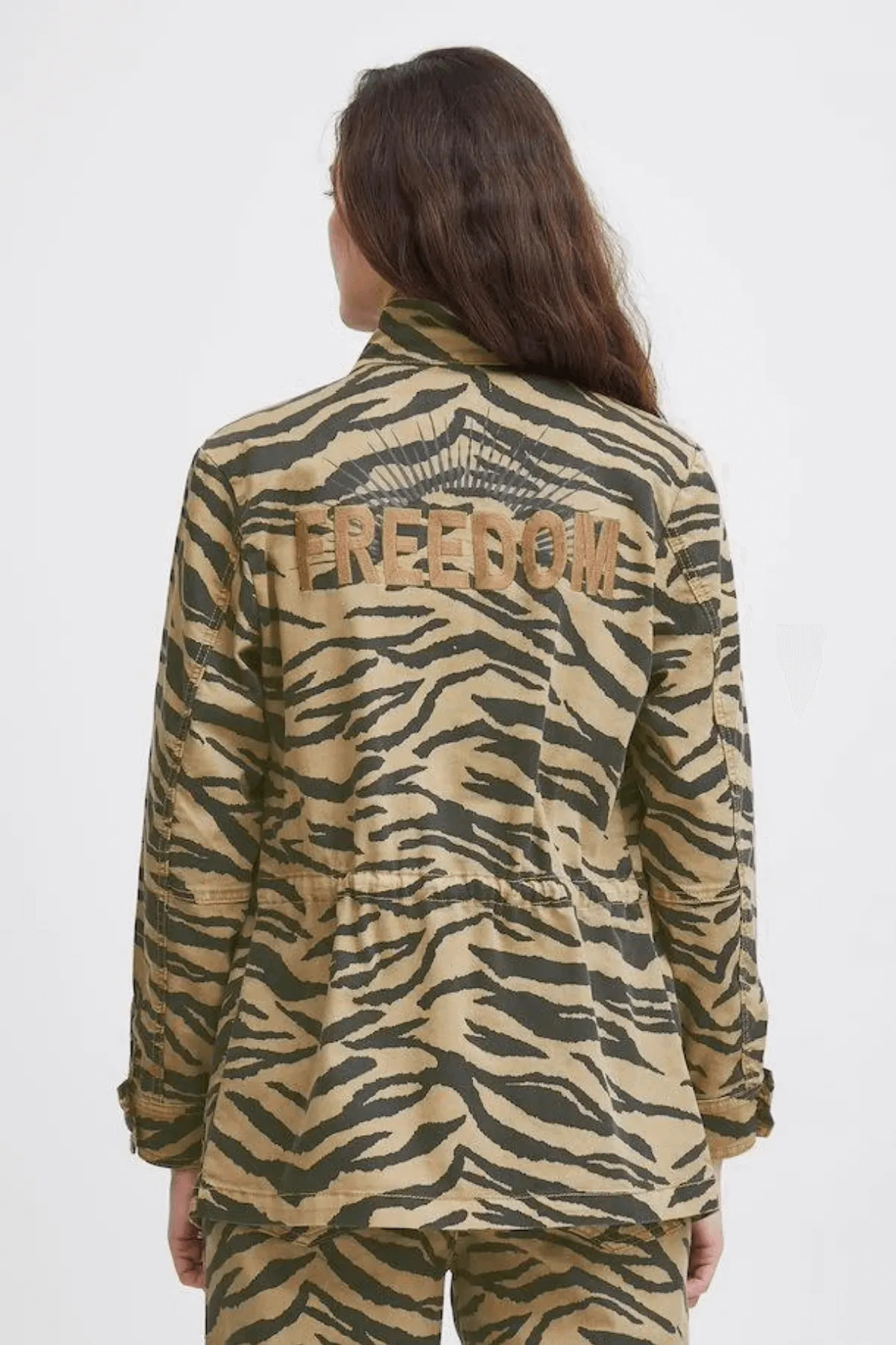NEVADA JACKET CARTOUCHE BLACK PRINT