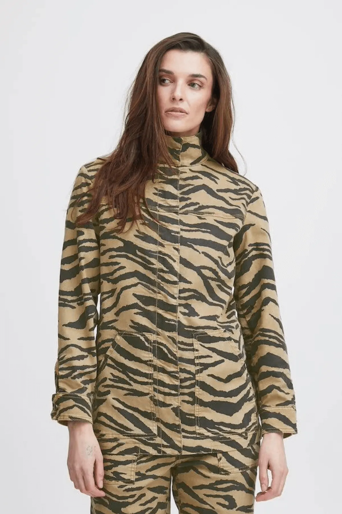 NEVADA JACKET CARTOUCHE BLACK PRINT