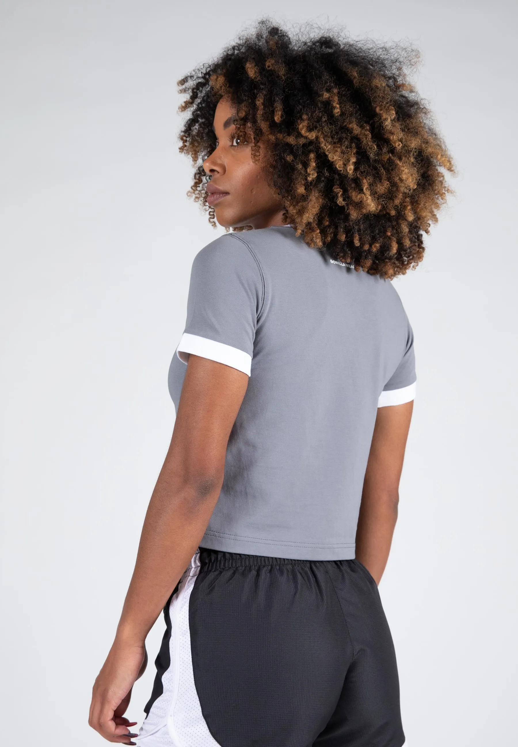 New Orleans Cropped T-shirt - Gray