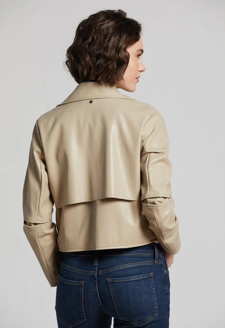 Ninon Short Faux Lamb Leather