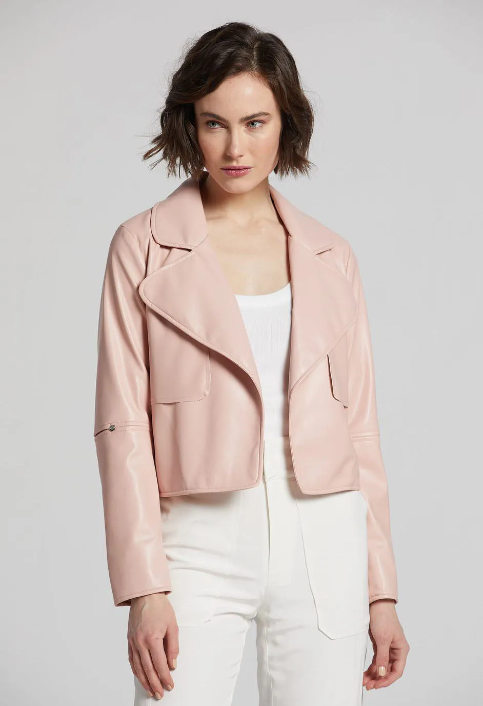 Ninon Short Faux Lamb Leather