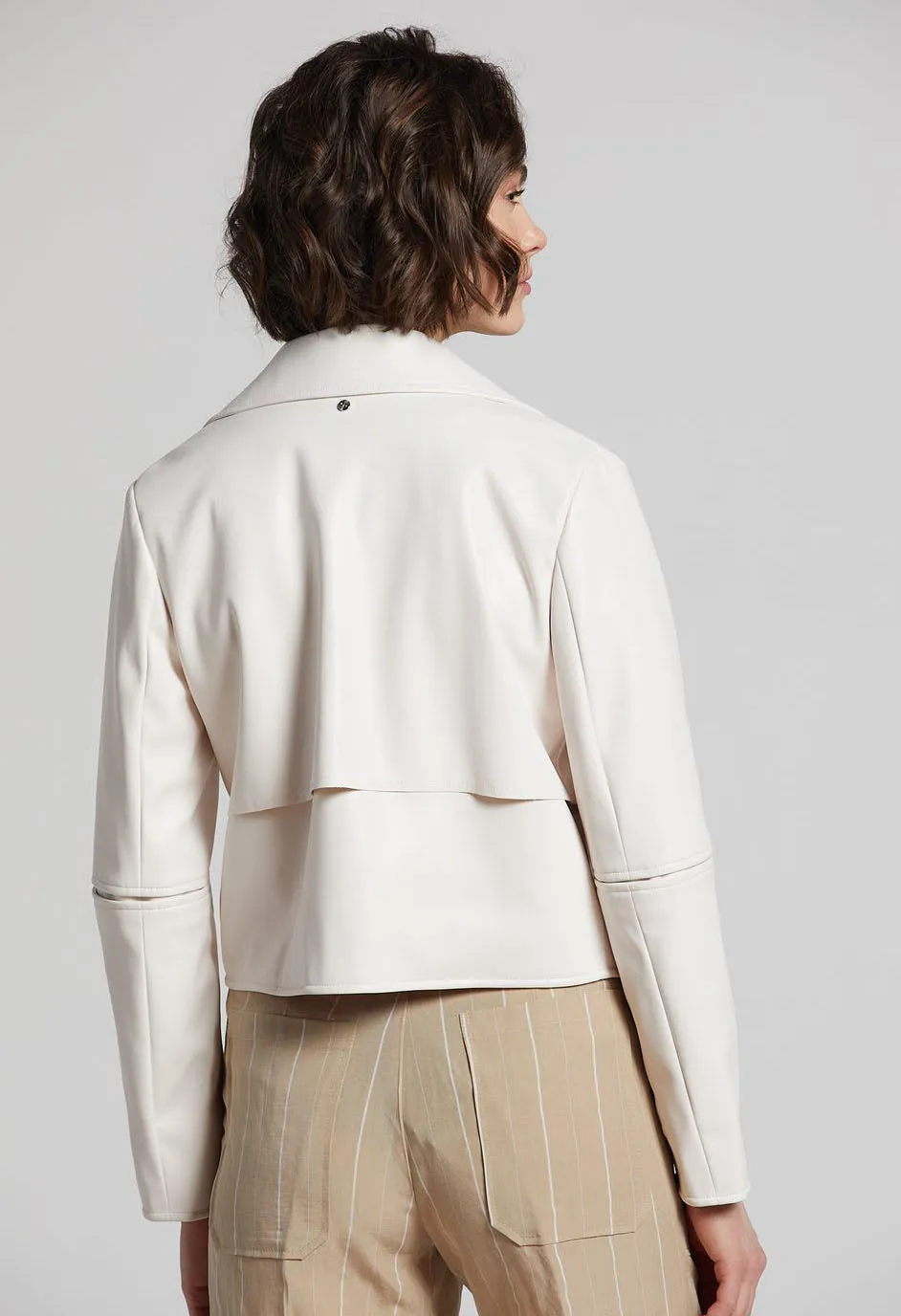 Ninon Short Faux Lamb Leather