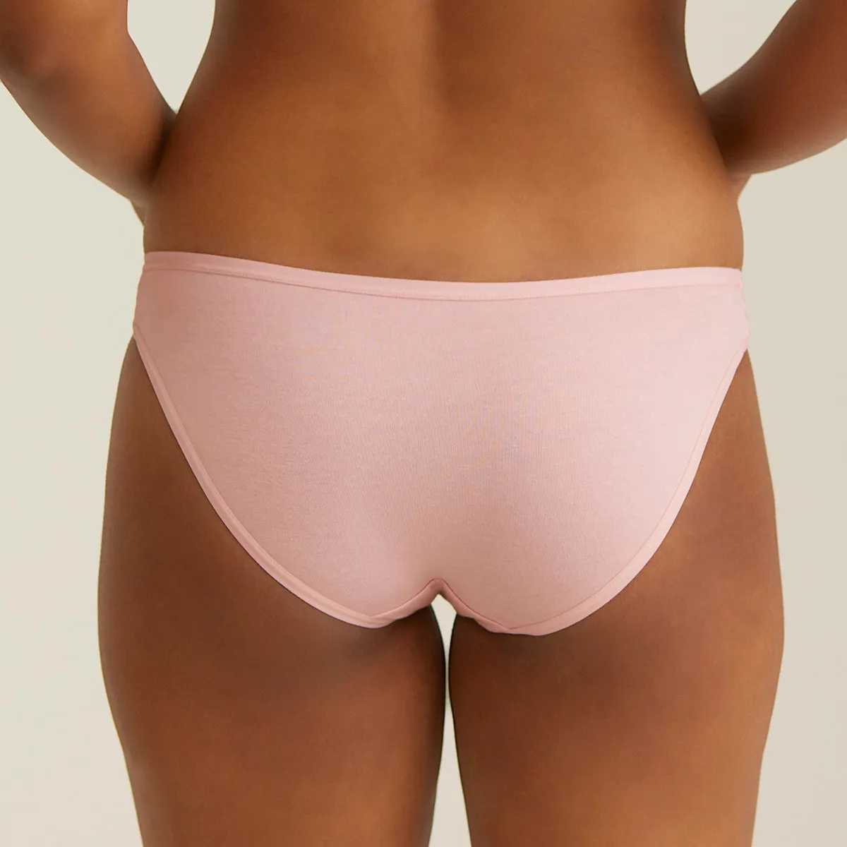 Pack of 3 Soft stretch cotton Low rise Bikini with full rear coverage-NYP170-Multi-Color