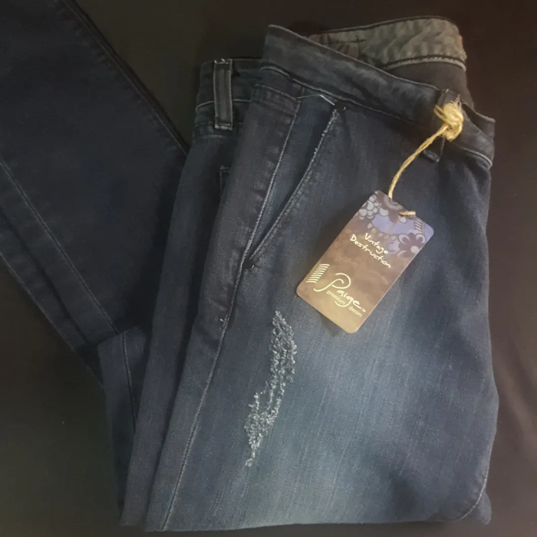 Paige Debonair Long Leg Skinny Trousers Size 28