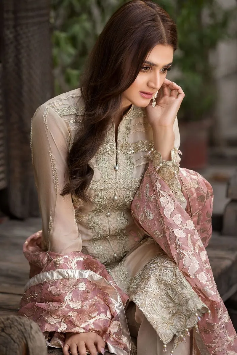 Pakistani Designer Chiffon Dress for Eid #M0040