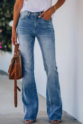 PC907 Mid-Rise Flare Jeans