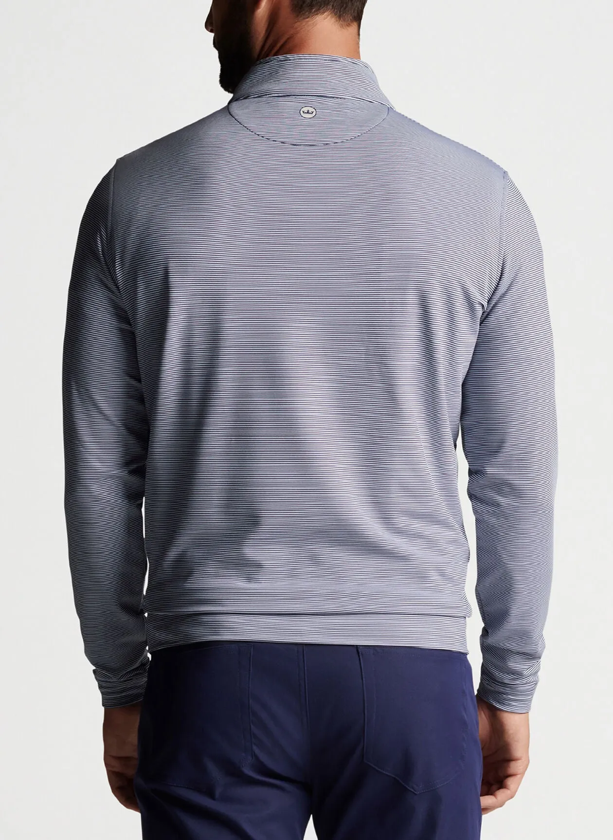 Peter Millar Perth Sugar Stripe Performance Quarter-Zip