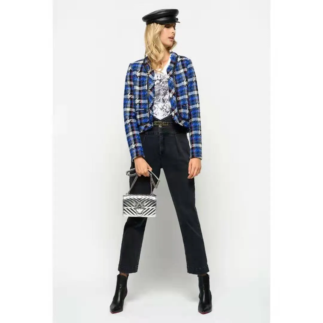 Pinko Cropped Tweed Jacket
