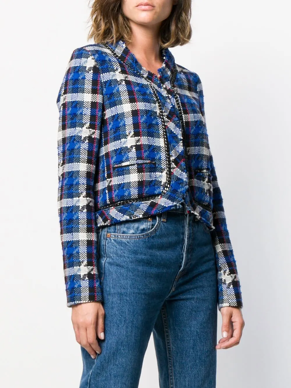 Pinko Cropped Tweed Jacket