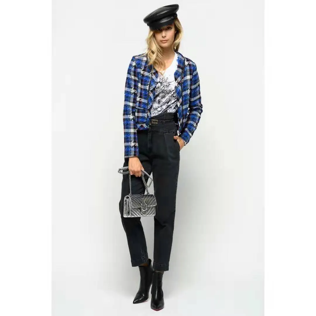 Pinko Cropped Tweed Jacket