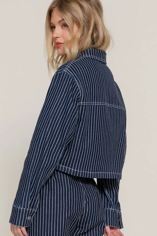 PINTEREST STRIPED JACKET