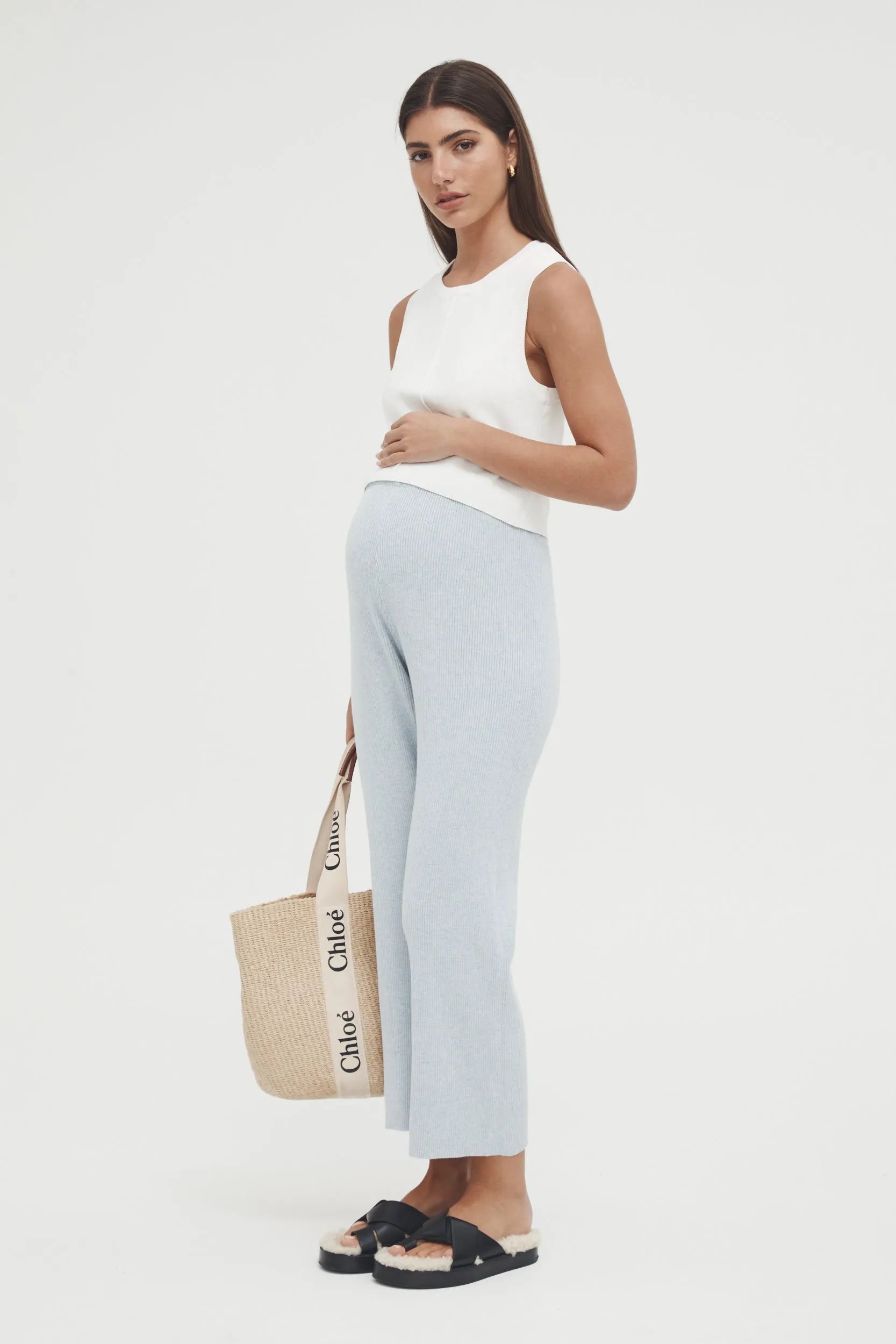 Piper Crop Tank (Ivory) - FINAL SALE