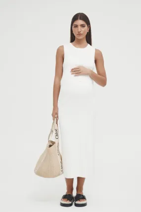 Piper Crop Tank (Ivory) - FINAL SALE