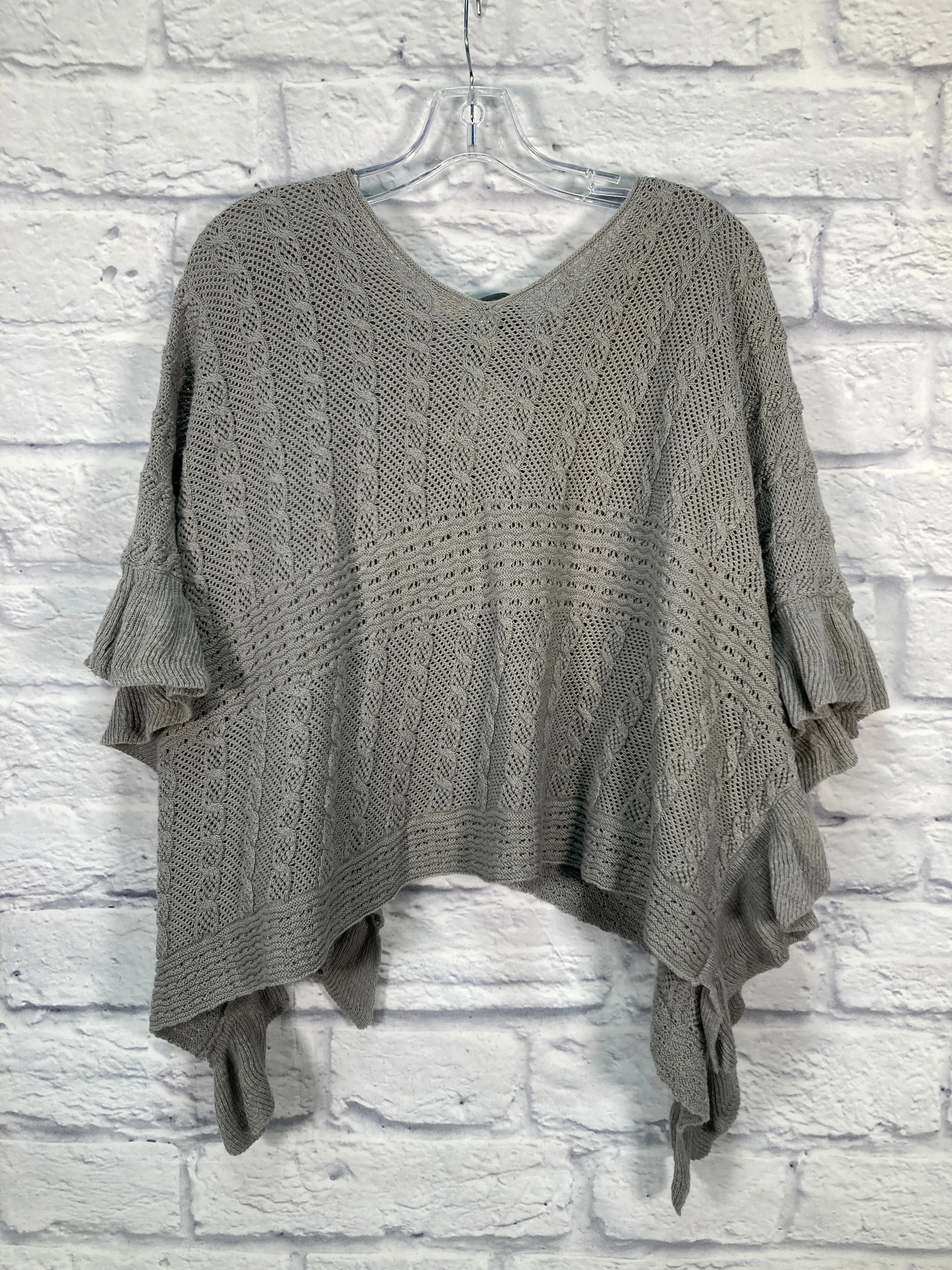 Poncho By Moth In Grey, Size: S