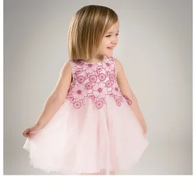 "Belle Fleurs" Tulle Party Dress