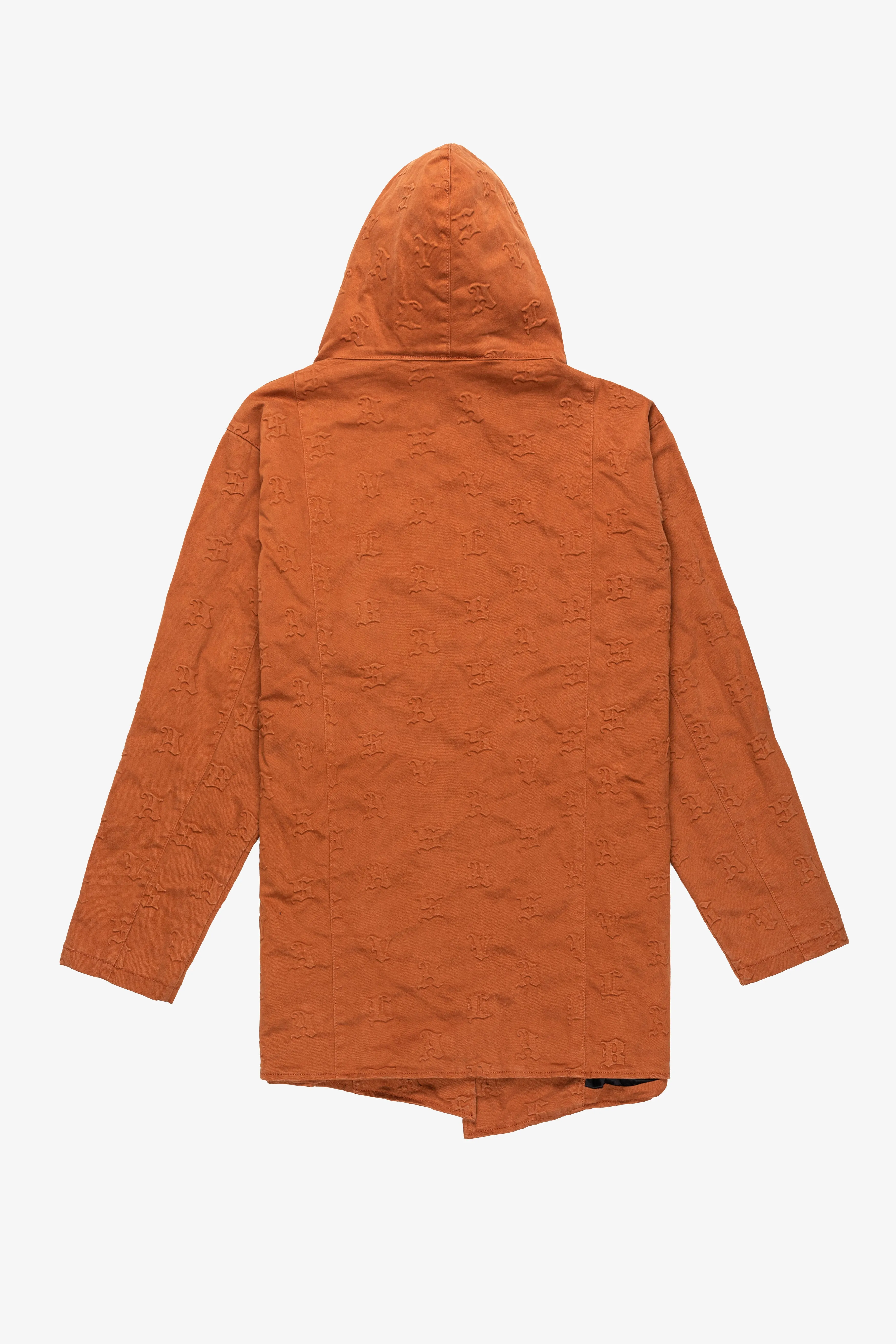 "EALDOR" TANGERINE TRENCH COAT