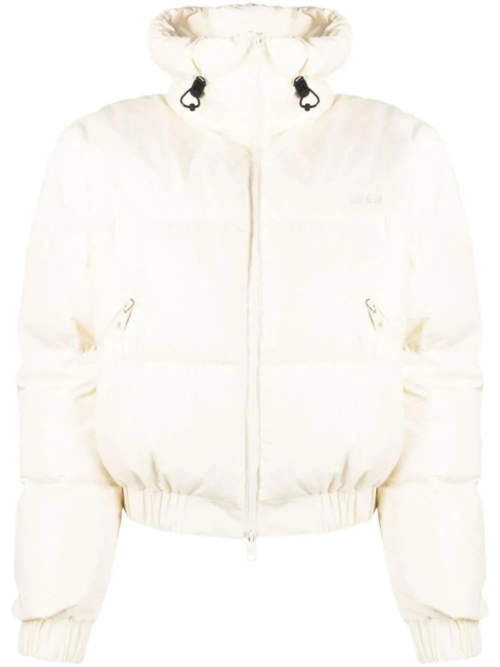 "Ripstop Nylon" Cropped down jacket