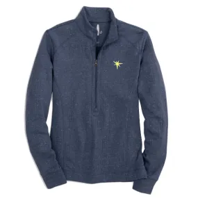 Rays Women's Johnnie-O Navy Burst Kennedy Half Zip Pullover