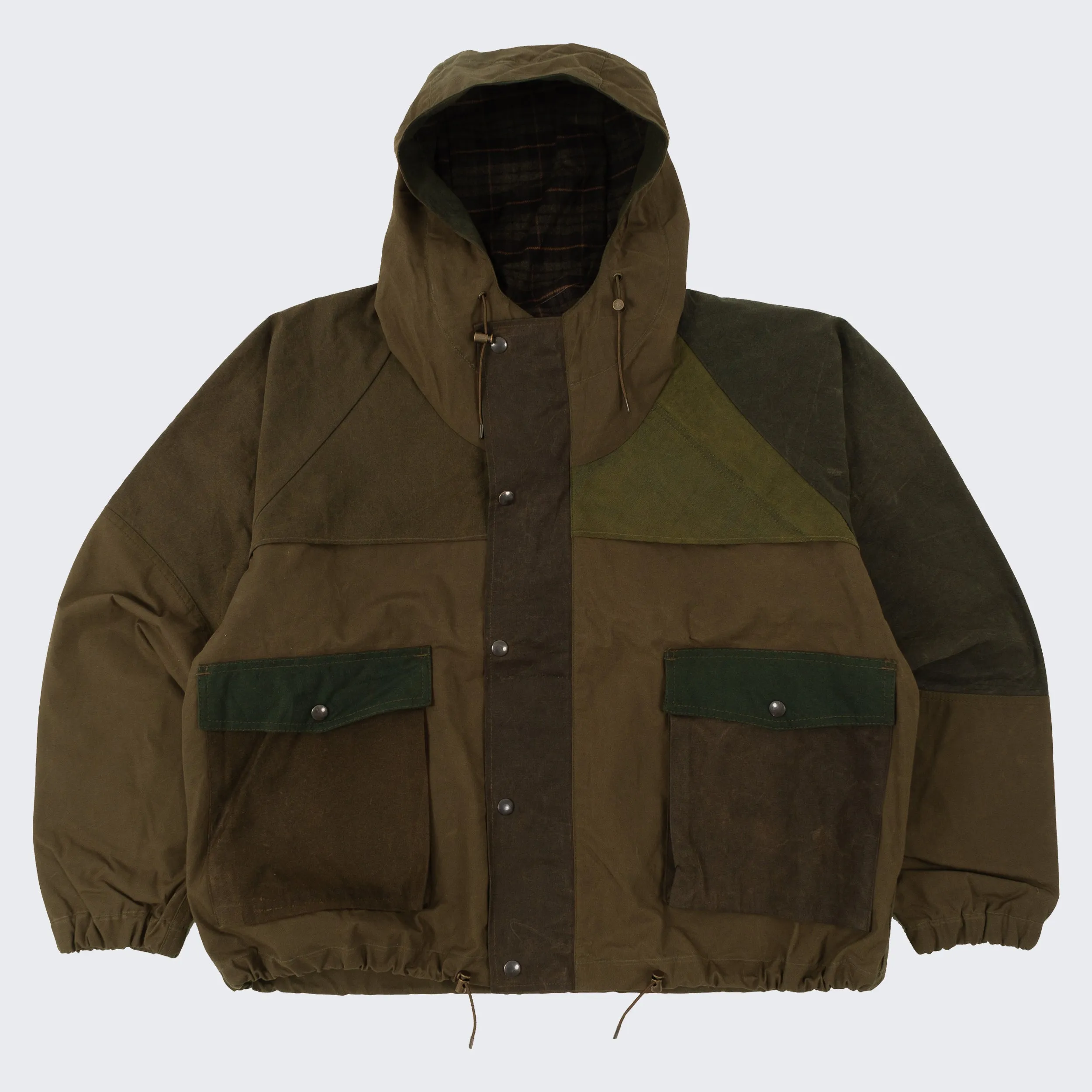 REWORK® WAX RAIN CROPPED JACKET - N° 008