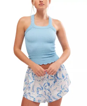 Ribbed Smls Tank-Air Blue