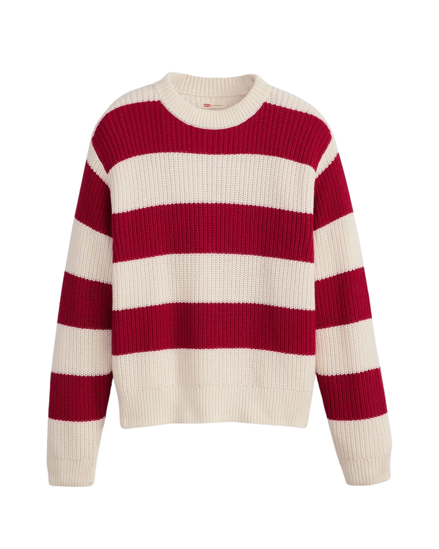 Rocket Jumper in Charlotte Stripe Scarlet