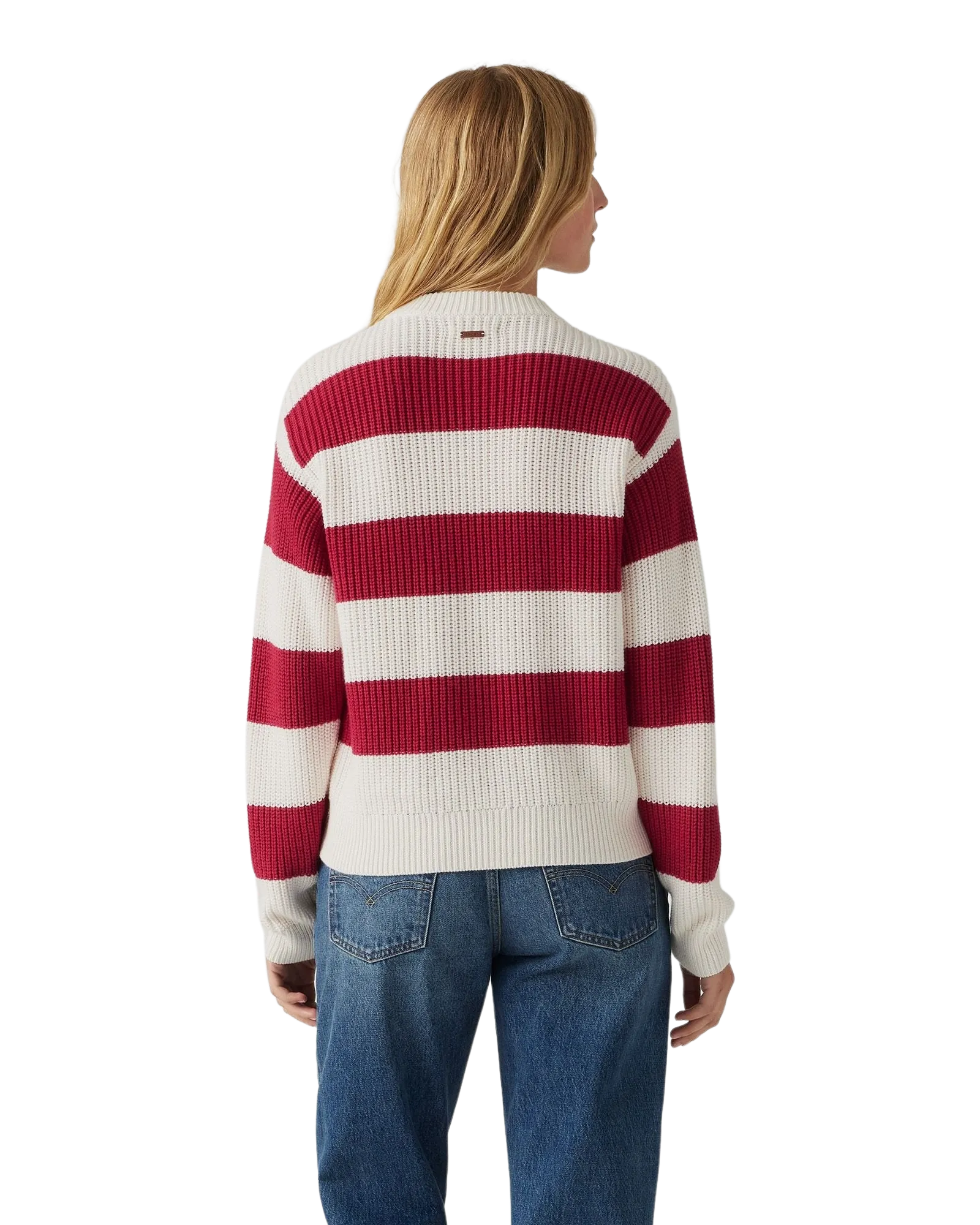 Rocket Jumper in Charlotte Stripe Scarlet