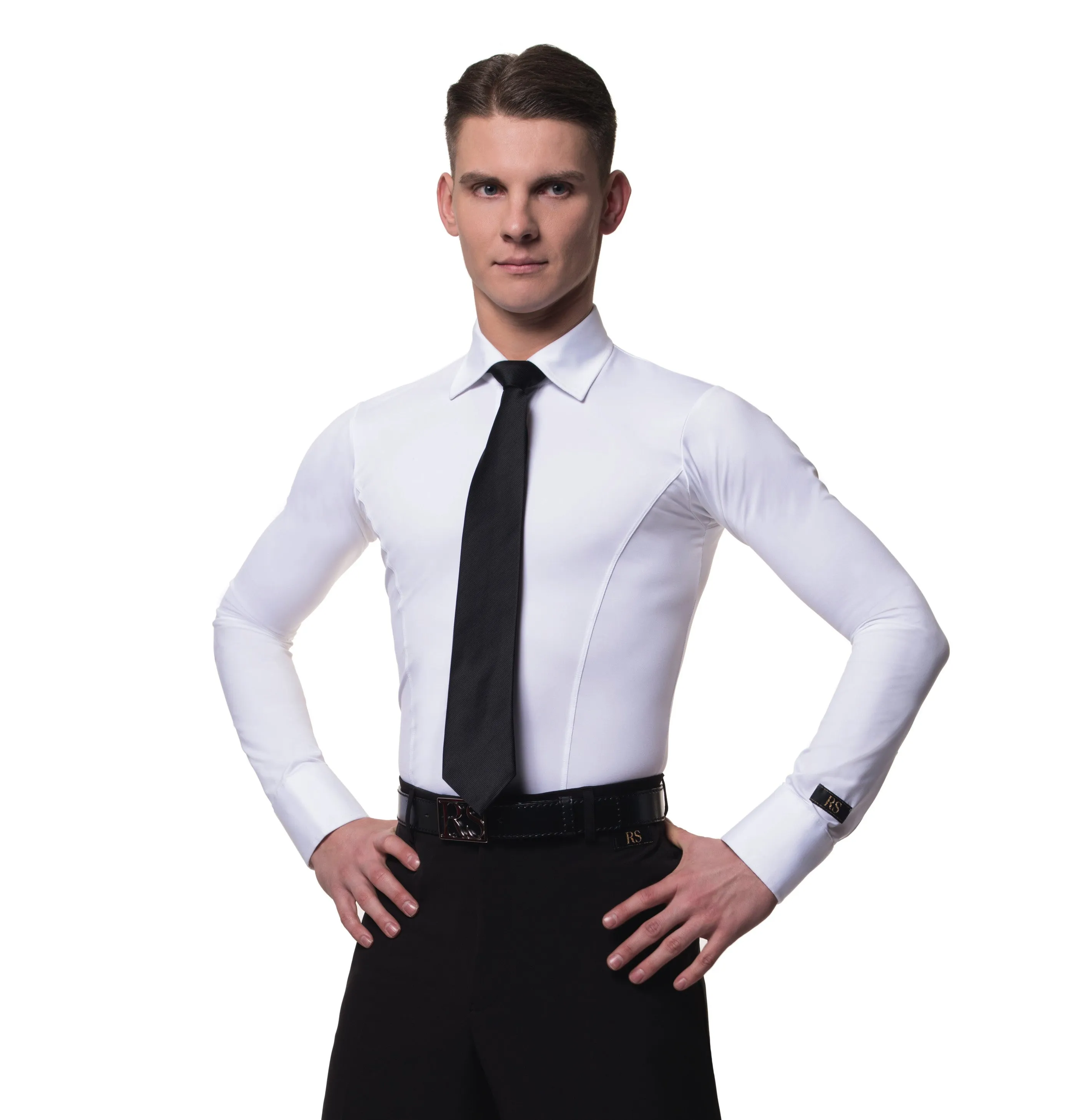 RS Atelier Special Mens Slim Fit Stretch Body Shirt