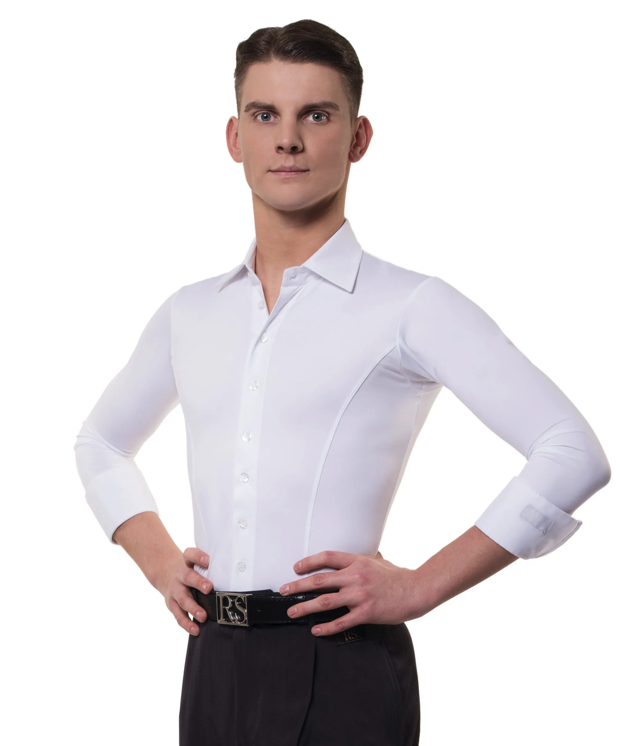 RS Atelier Special Mens Slim Fit Stretch Body Shirt