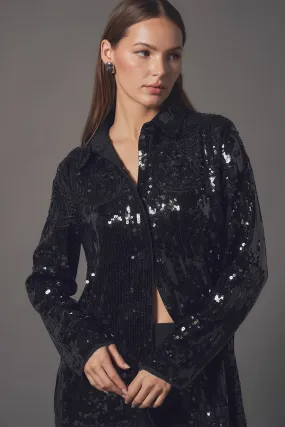 Sequins Dress Shirt