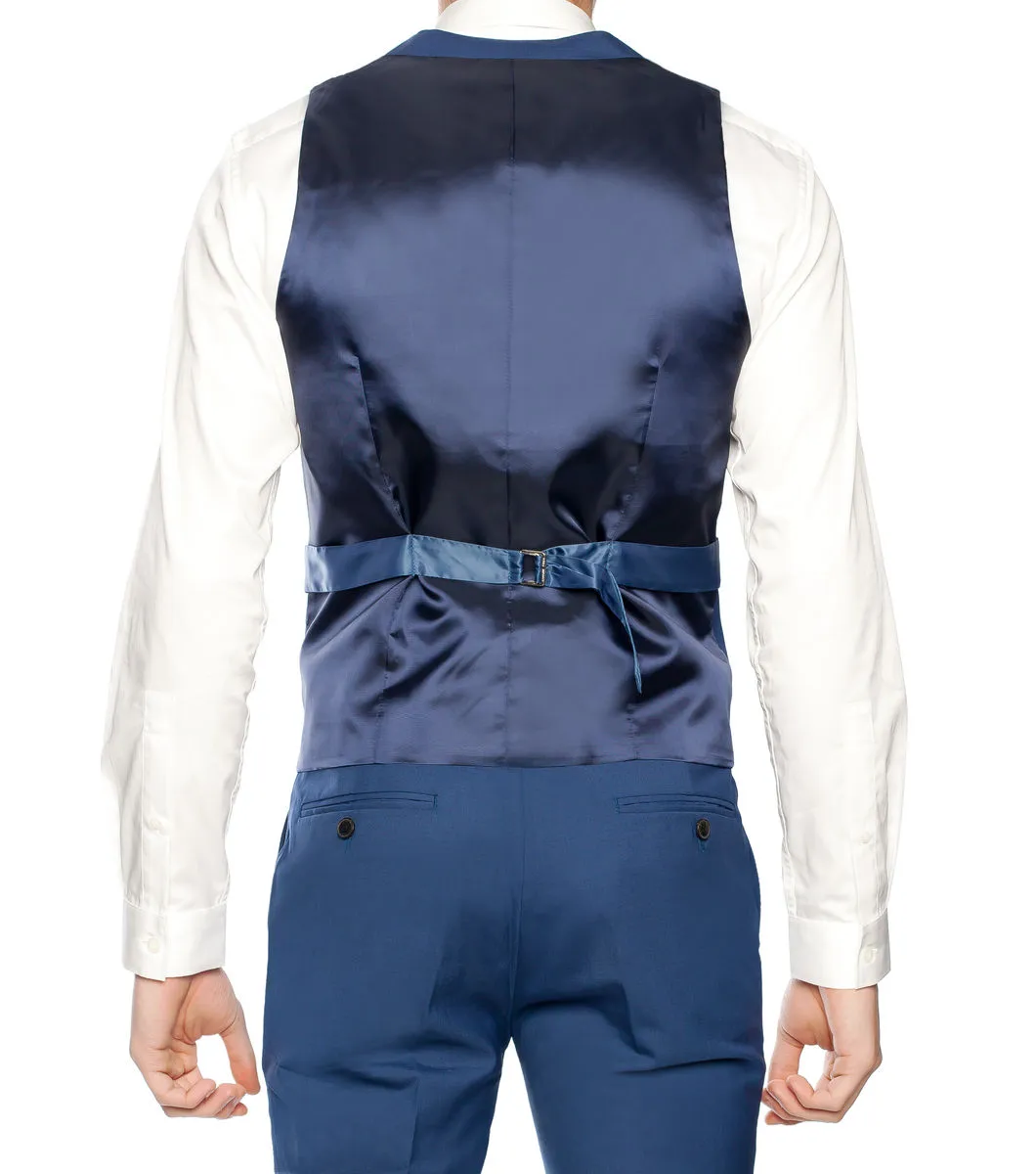 Slim Cobalt Waistcoat