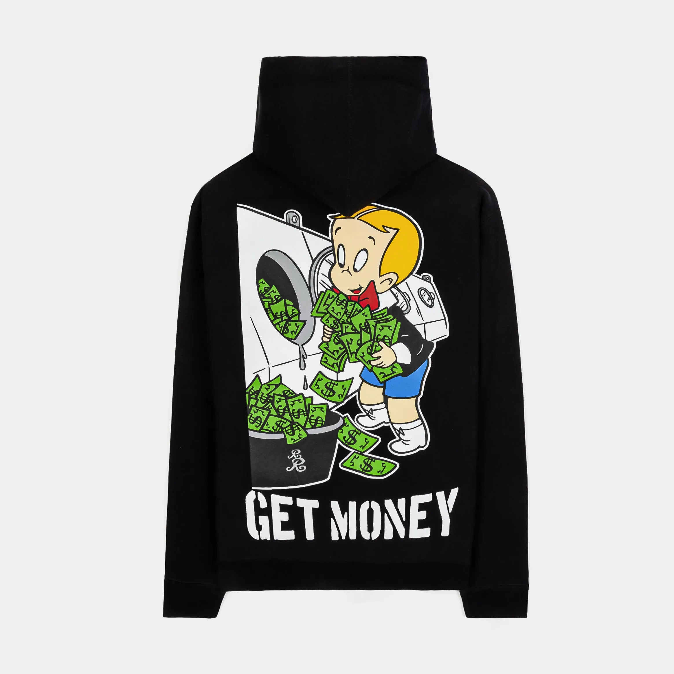 SP x Richie Rich Clean Money Pullover Mens Hoodie (Black/Green)