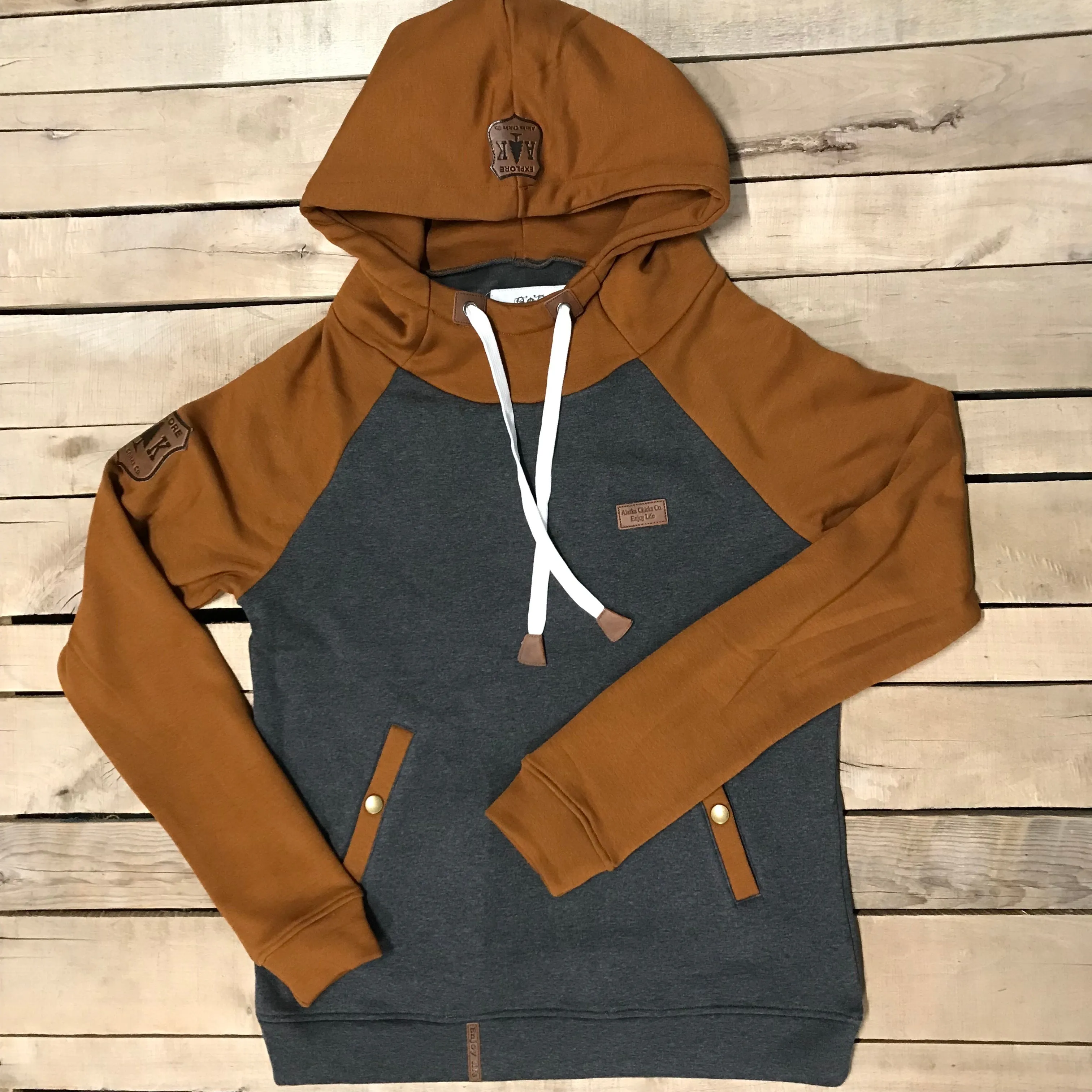 Sporty Two-Toned Hoodie