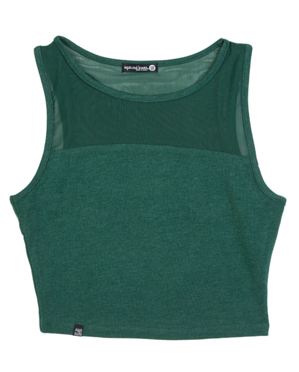 Sugar and Bruno | Mesh Top Tank | Spruce
