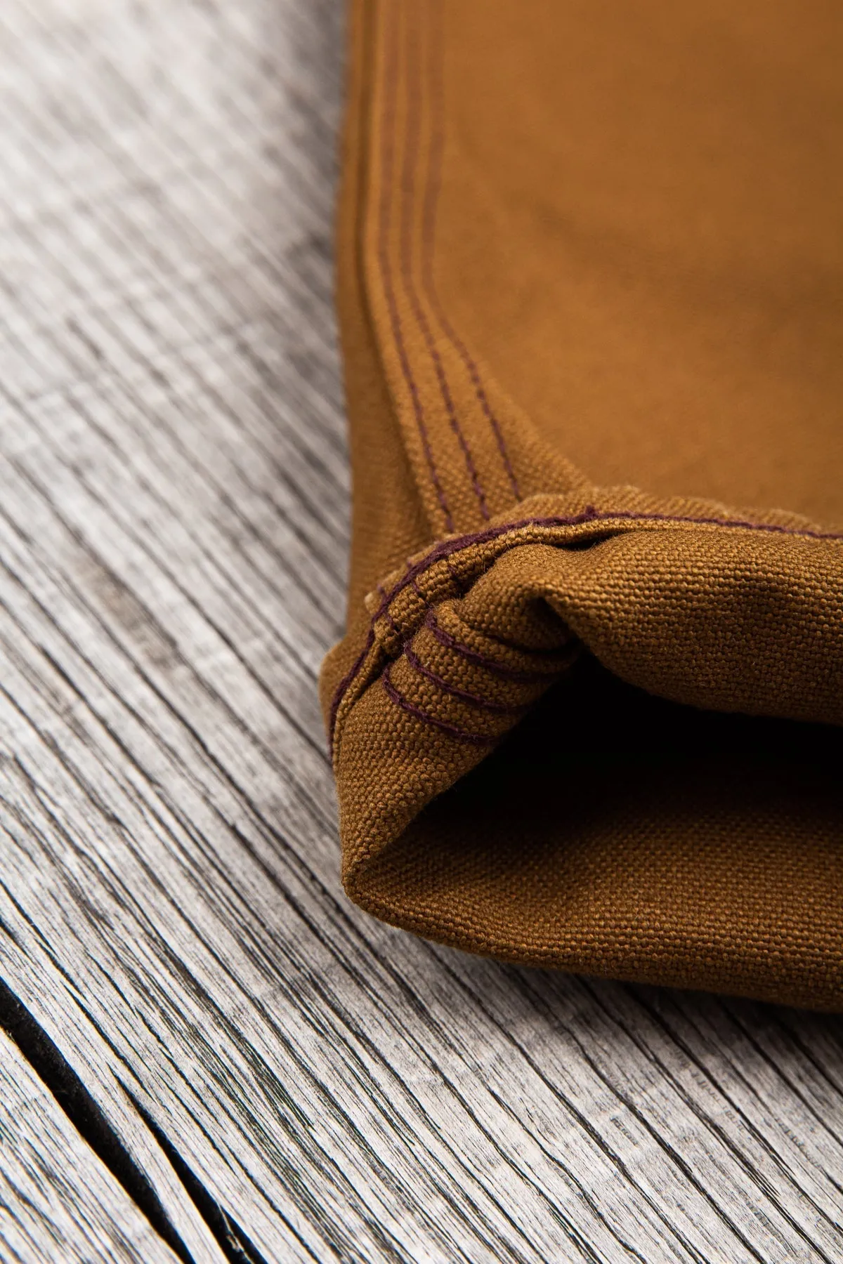 [SUN BLEACHED] Sugar Cane 13oz. Brown Duck Work Pants SC41824
