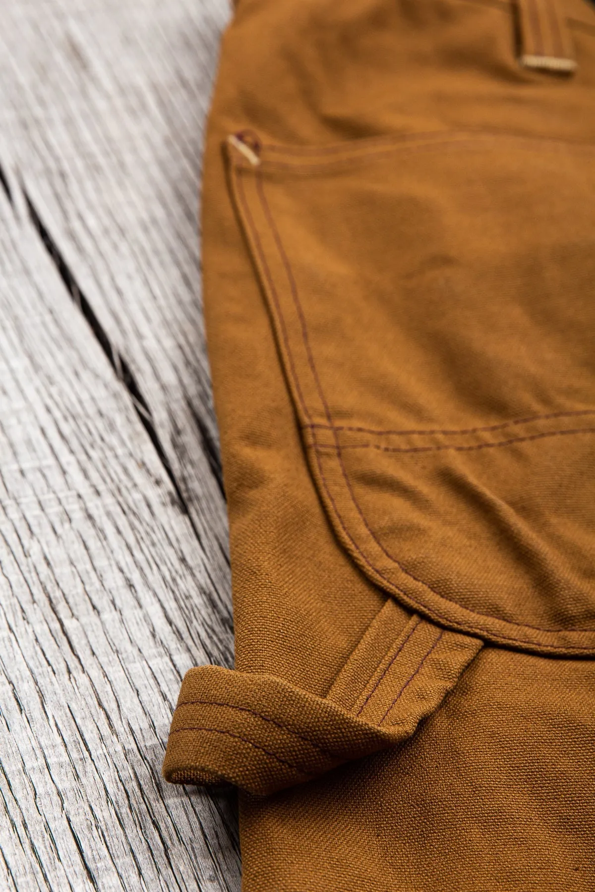 [SUN BLEACHED] Sugar Cane 13oz. Brown Duck Work Pants SC41824