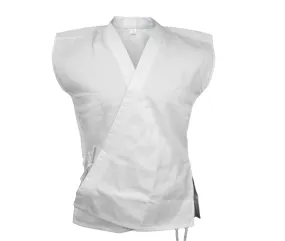 Team Jacket, Open, Sleeveless, White