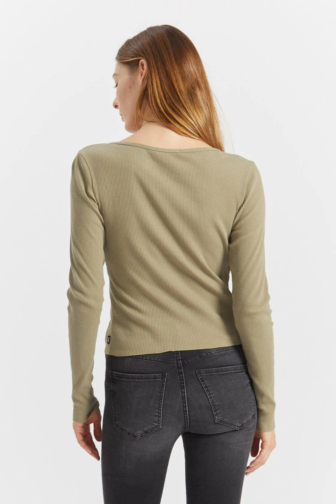 Toni Long Sleeve Green Agate