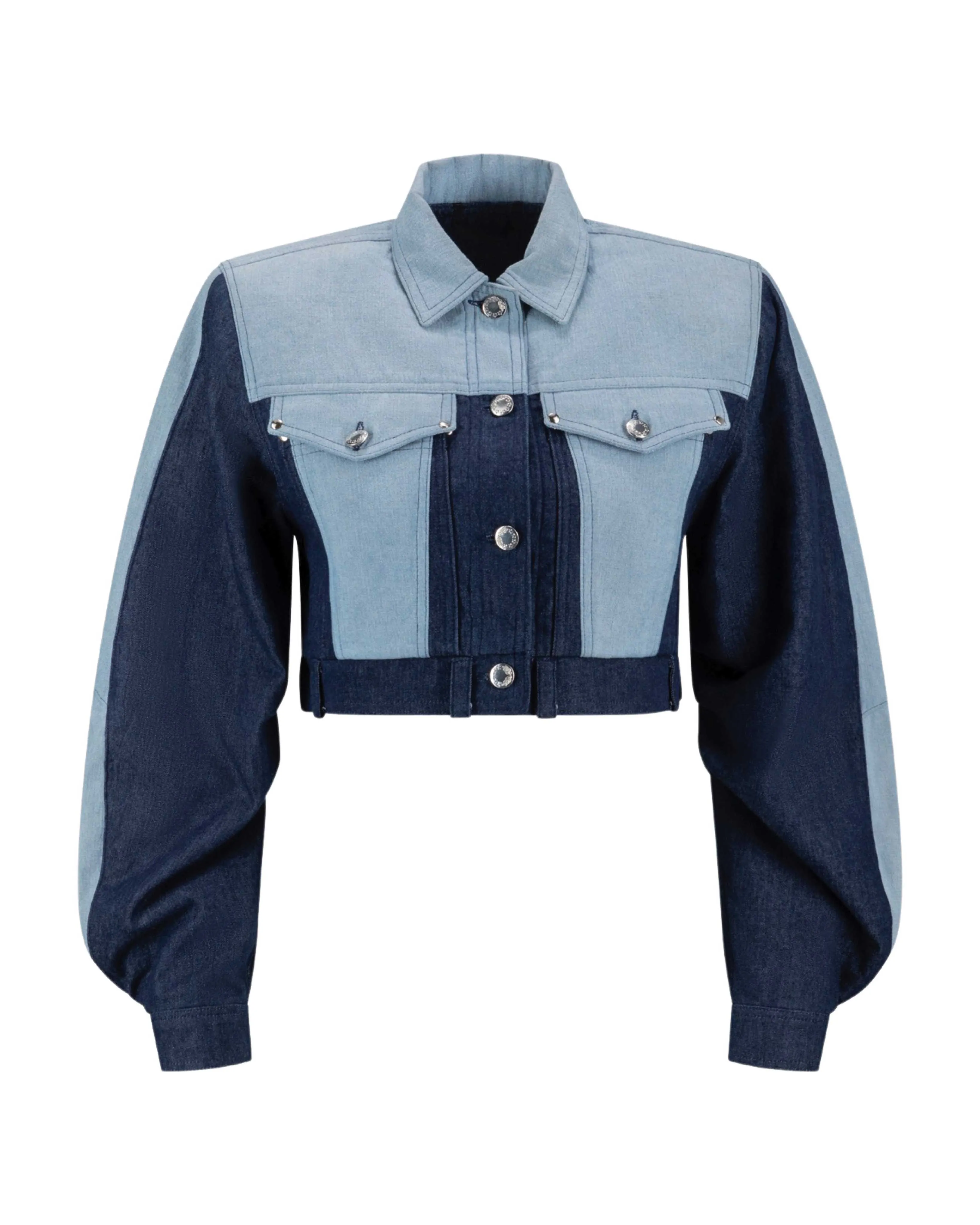 Two-Tone Denim Jacket