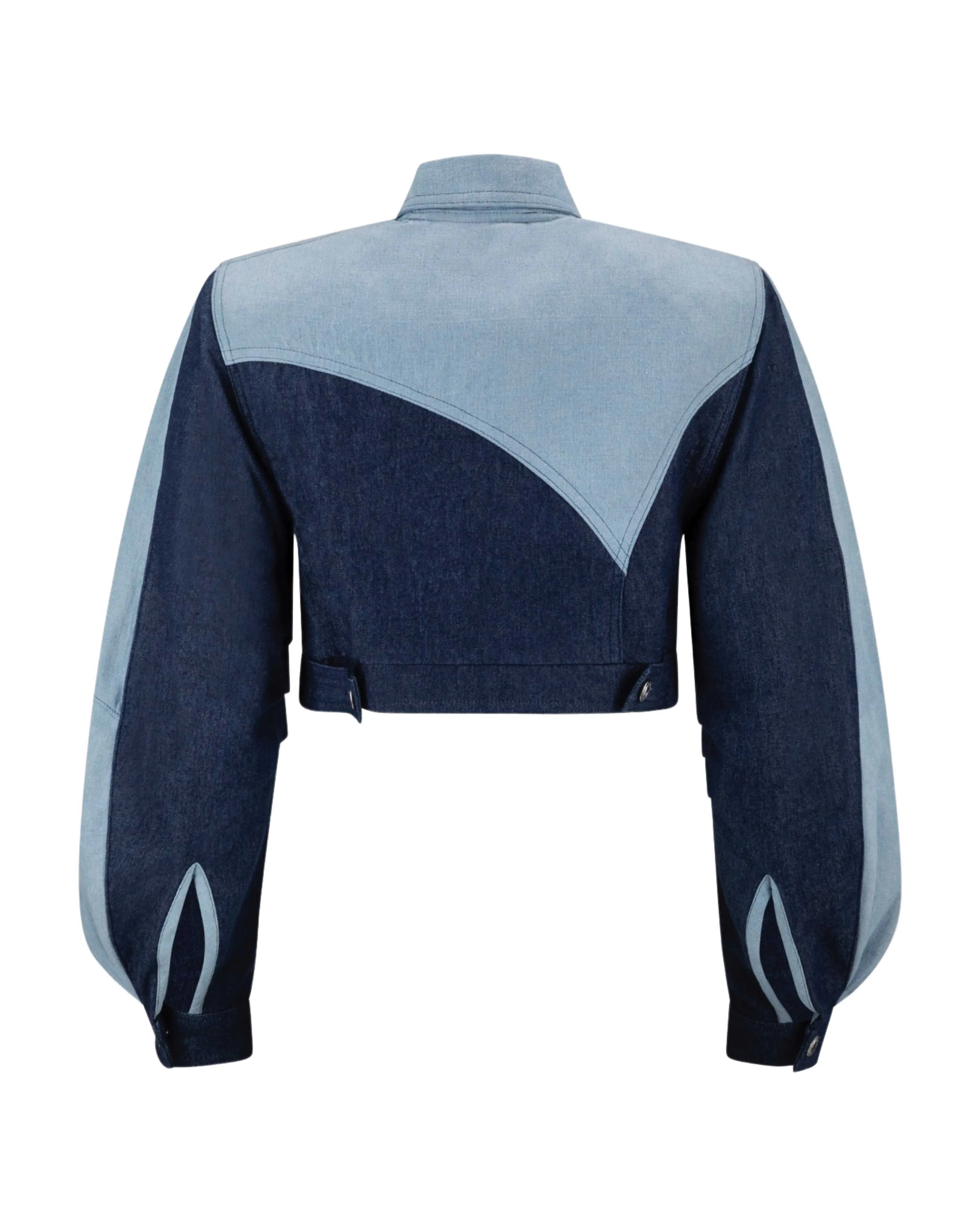 Two-Tone Denim Jacket