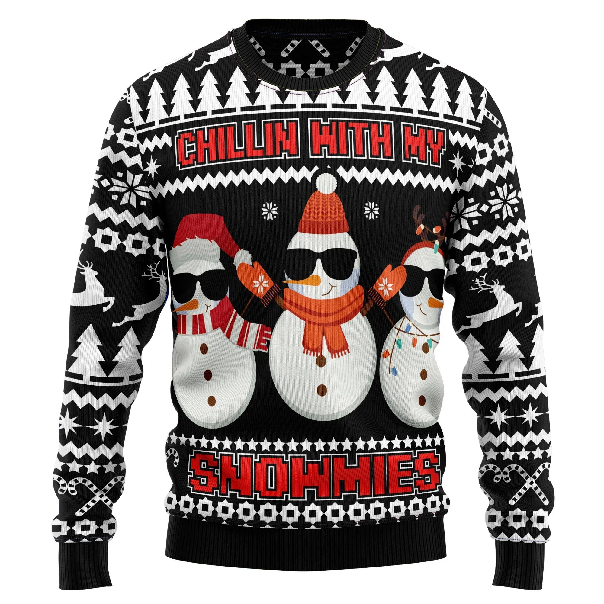 Ugly Sweater JulesRoche All-Over-Print Cotton Winter Apparel