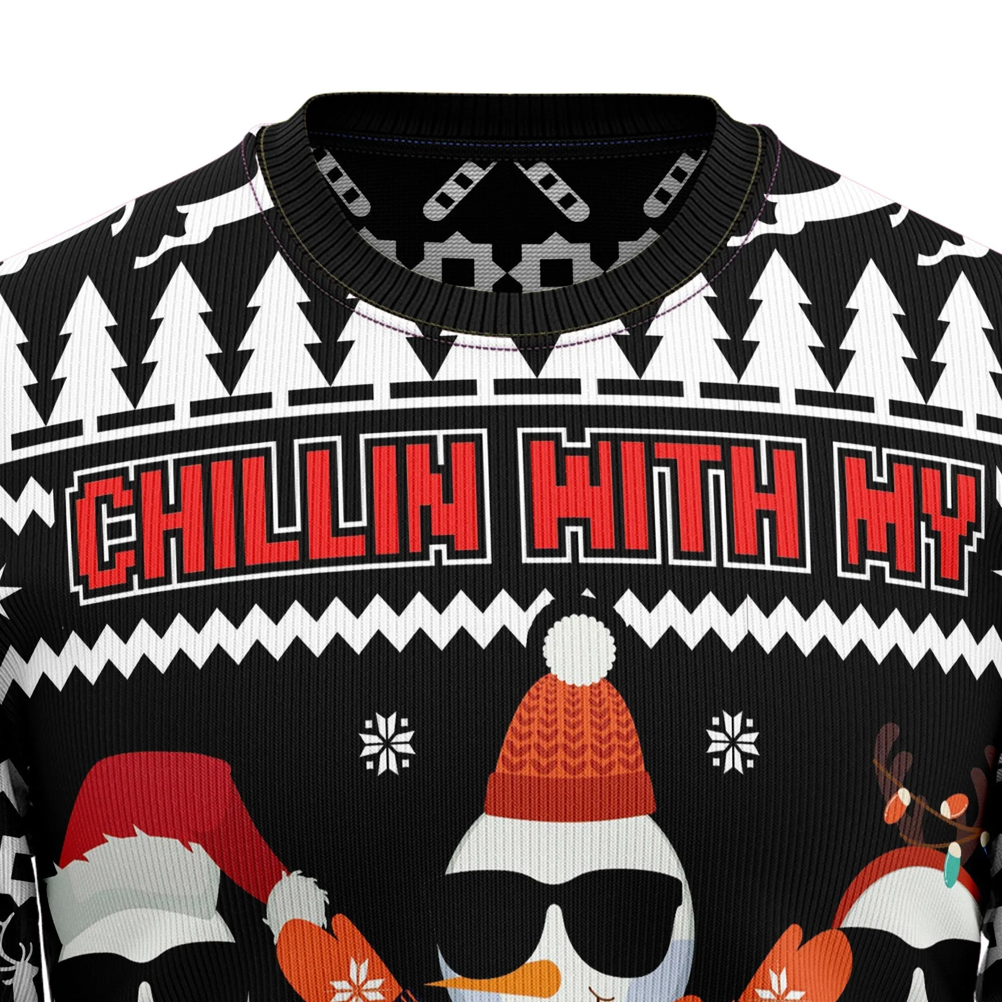 Ugly Sweater JulesRoche All-Over-Print Cotton Winter Apparel