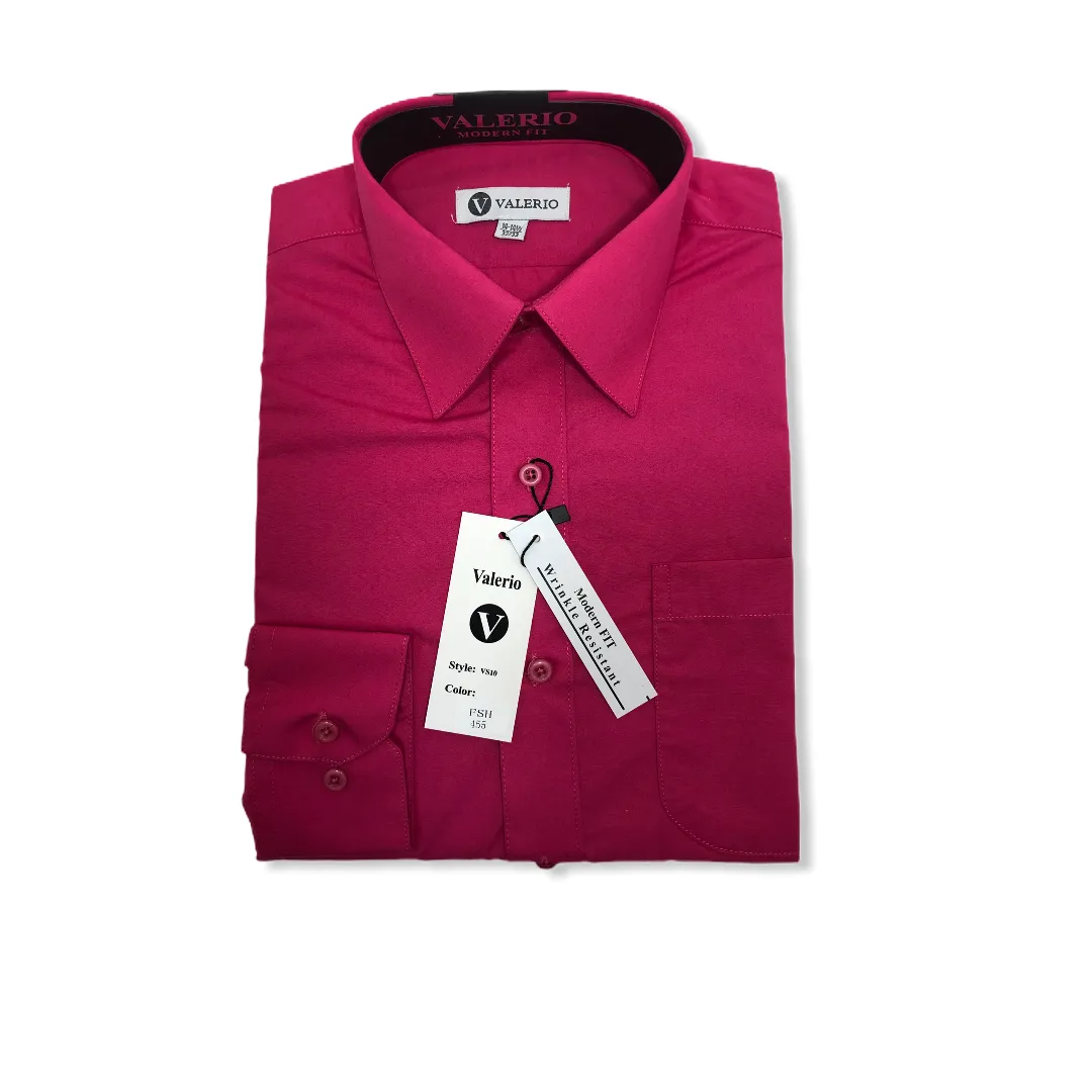 Valerio Fuchsia Dress Shirt (NEW)