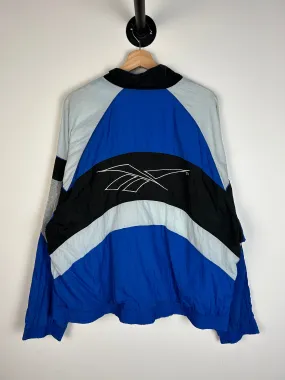Vintage 90's Reebok Blue & Grey Windbreaker