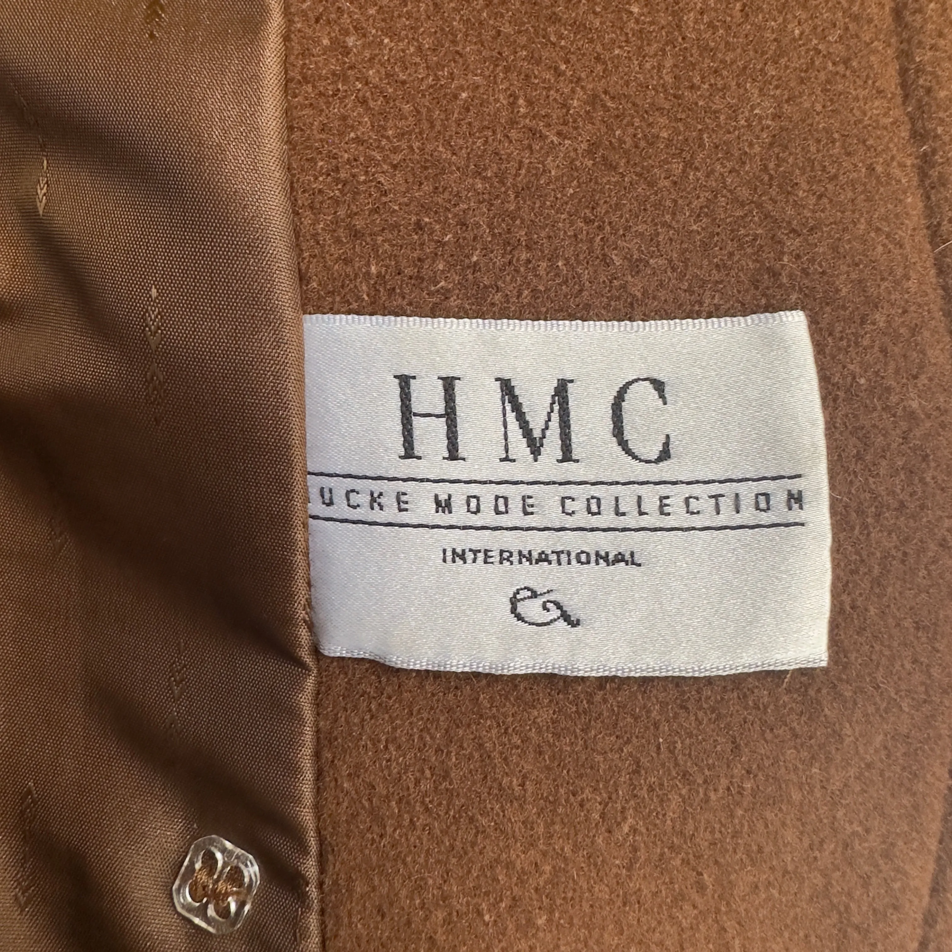 Vintage Brown Wool Coat, size EU42