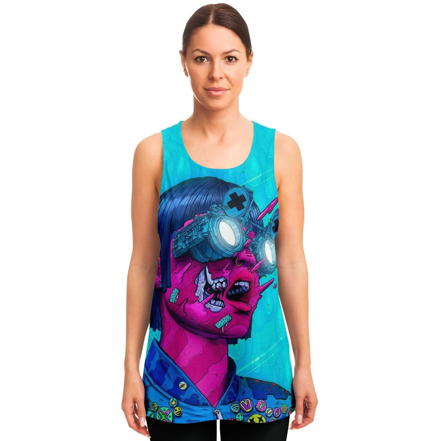 Virtual Trippy Unisex Tank Top