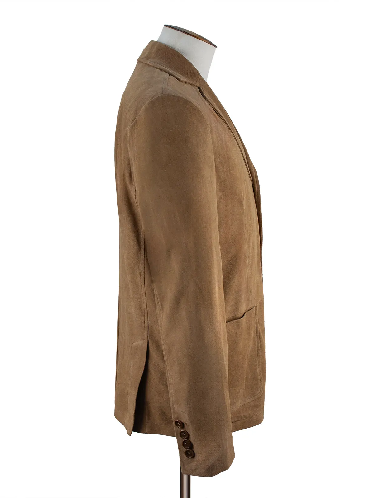 Walnut Suede Patch Pocket Jacket