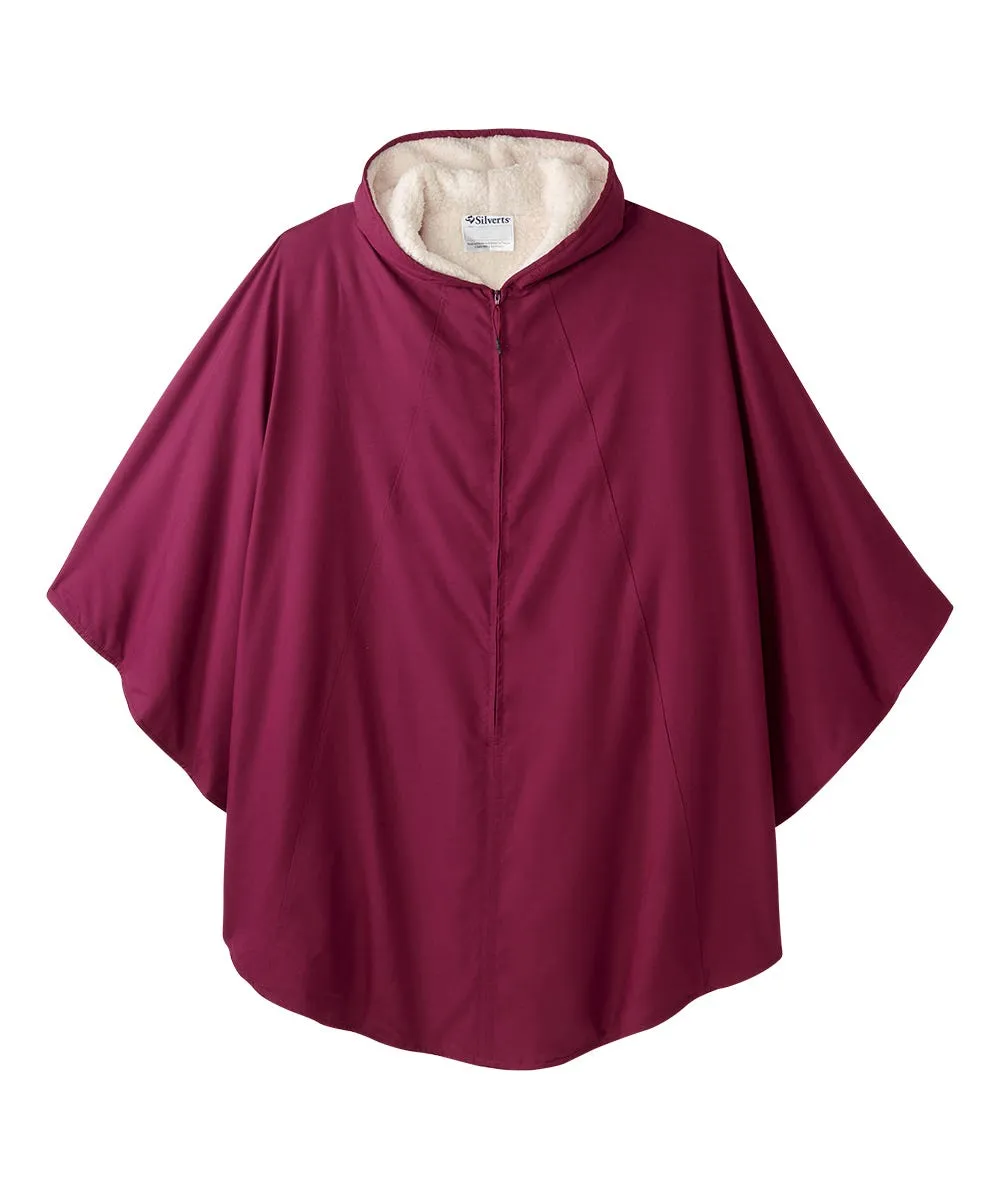 Warm Wheelchair Cape for Women & Men with Hood